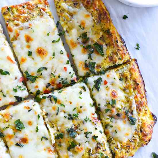 Keto Cheesy Garlic Bread