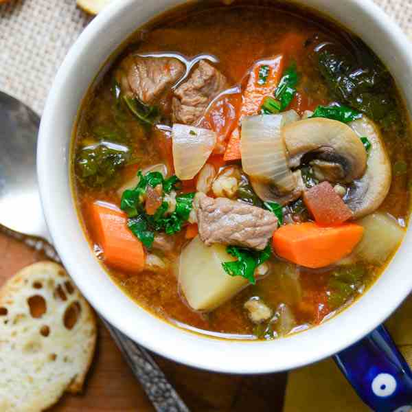 healthy beef vegetable soup