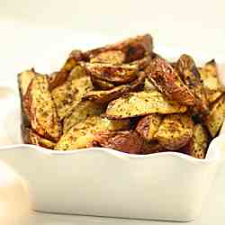Crispy Herb Roasted Potato Wedges