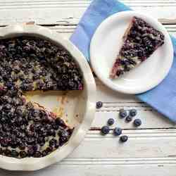 Blueberry Lemon Clafouti