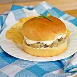 Chicken Creole Burgers with Bayou Mayo