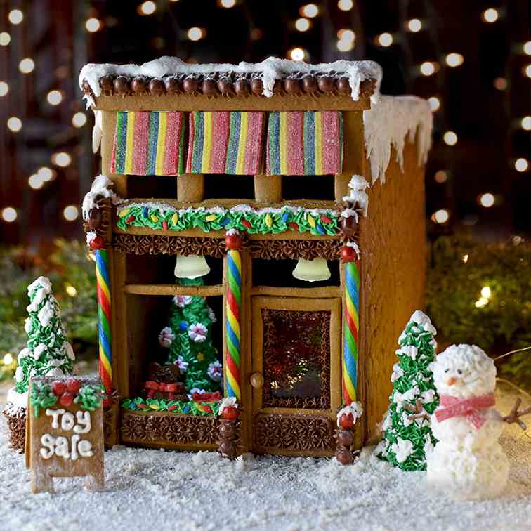 Victorian Storefront Gingerbread House