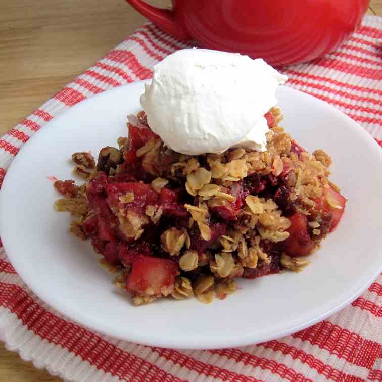 Apple Raspberry Crisp