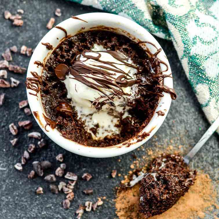 Paleo Microwave Brownie