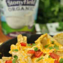 Chipotle Ranch Chicken Nachos