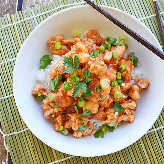 Vegan Sweet & Sour Cauliflower