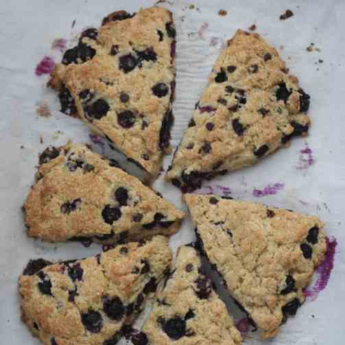 Blueberry Chocolate Chip Scones