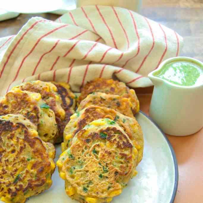 Vegan Corn Fritters