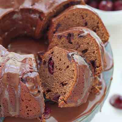 Chocolate Cherry Bundt Cake