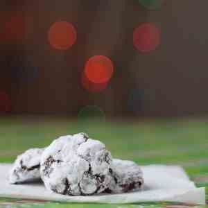 Chocolate Crinkle Cookies