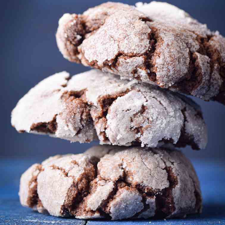 Chocolate Crinkle Cookies