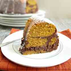 Chocolate Pumpkin Bundt Cake