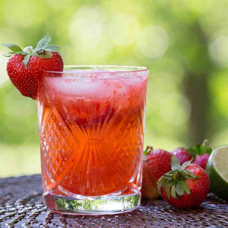 Strawberry Vodka Cocktail