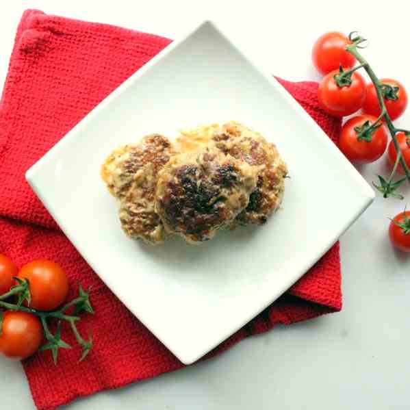 Beef-Parmesan Patties