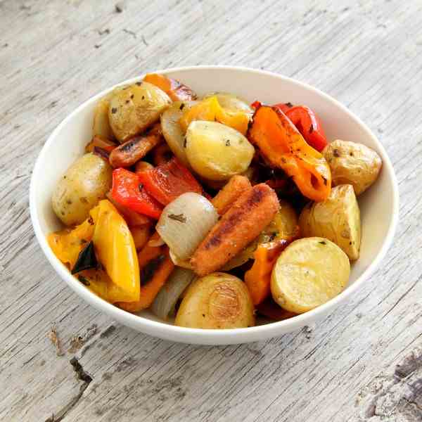 Fall Harvest Roasted Vegetable Bowl