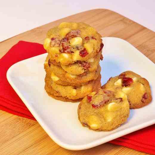 White Chocolate Cranberry Cookies