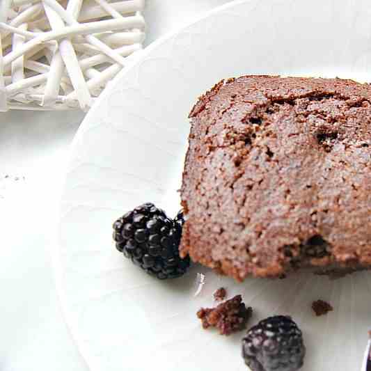 Chocolate Blackberry Pudding