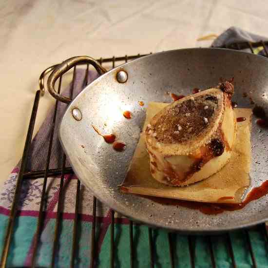 Roasted marrow bone