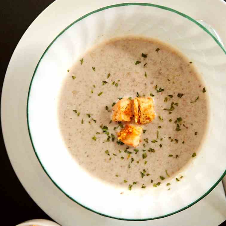 Allergy Friendly Cream of Mushroom Soup