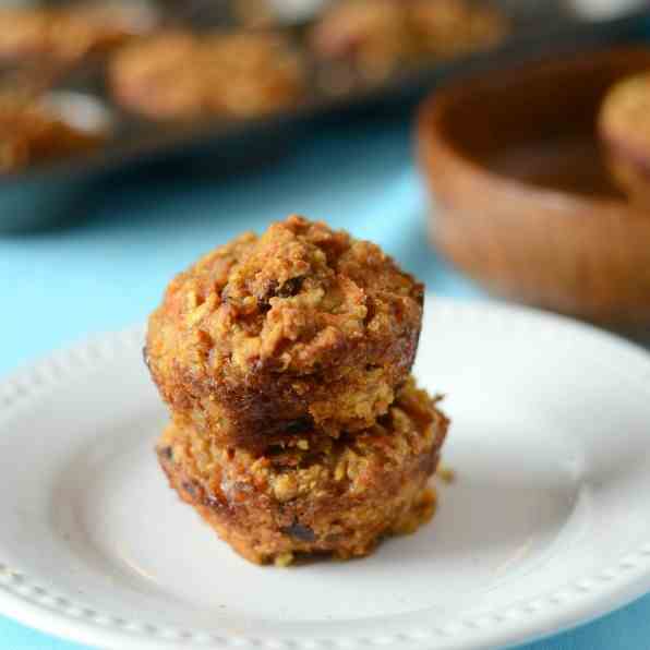 Carrot Apple Quinoa Muffins