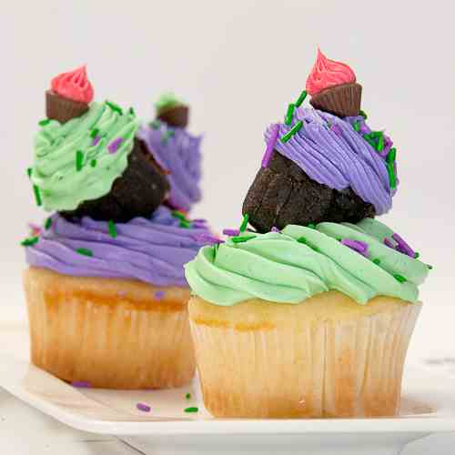 Topsy Turvy Cupcakes