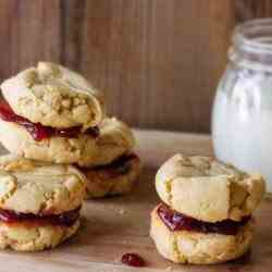 PB&J Sandwich Cookies