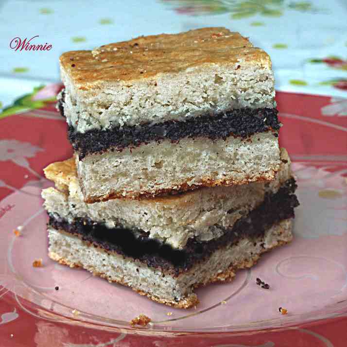 Poppy-Seed Shortbread Squares