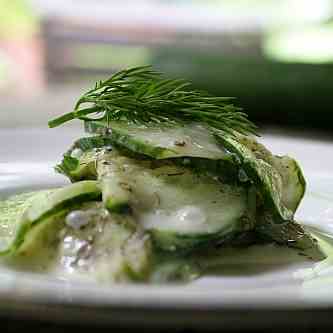 Polish Cucumber Salad