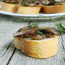 Mushroom Bruschetta