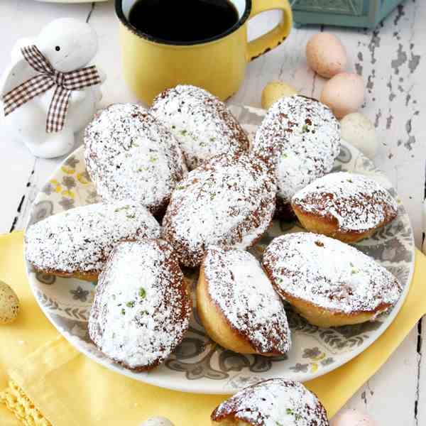 Coconut Lime Madeleines