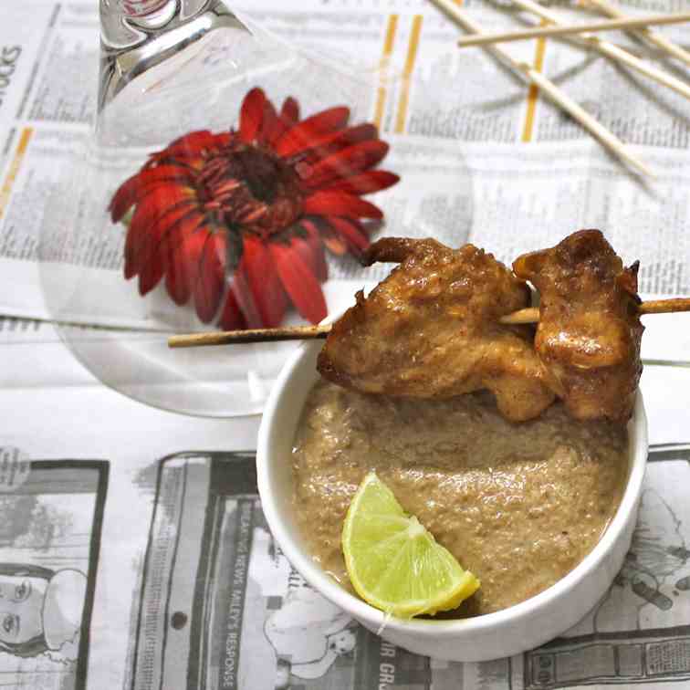 Thai Style Chicken Satay