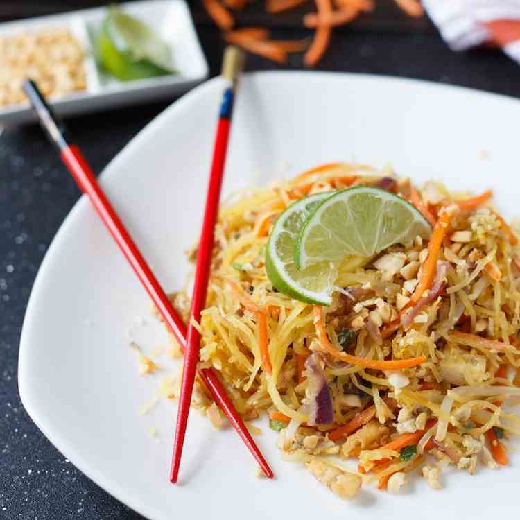 Spaghetti Squash Pad Thai