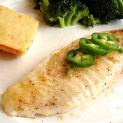 Tilapia with Jalapeno-Lime Butter