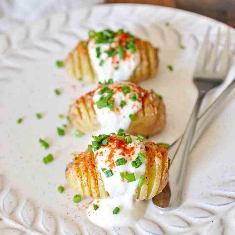 Baby Hasselback Potatoes 