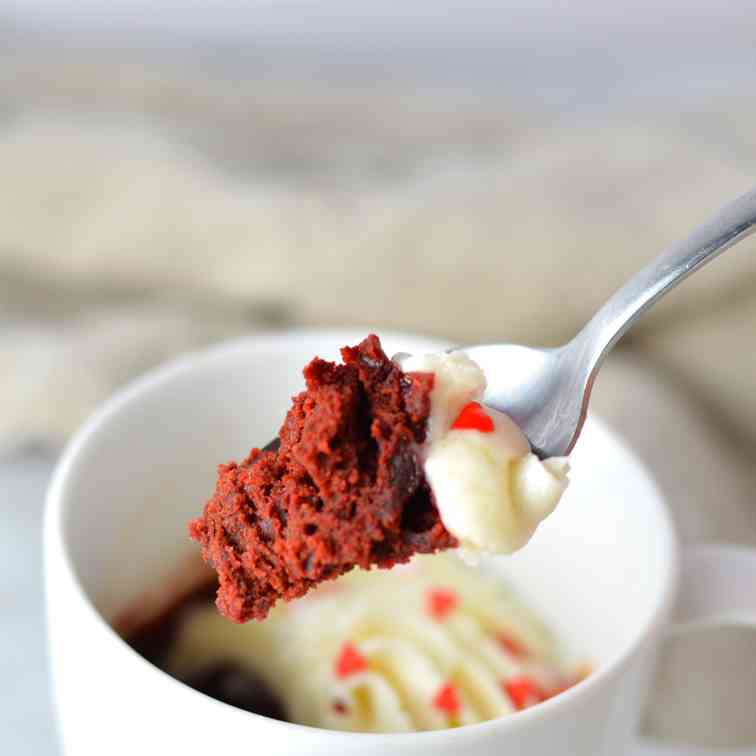 Red Velvet Mug Cake