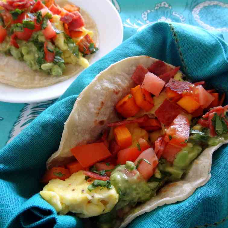 sweet potato breakfast tacos