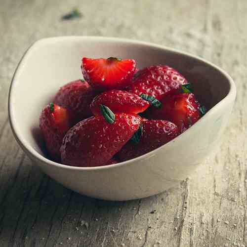 Strawberries and Mint