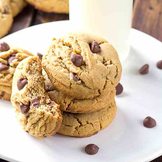 Peanut Butter Chocolate Chip Cookies