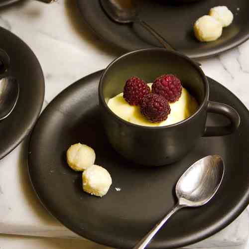 Lemon Mousse with Lemon Truffles