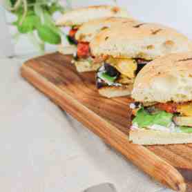 Grilled Eggplant Sandwich