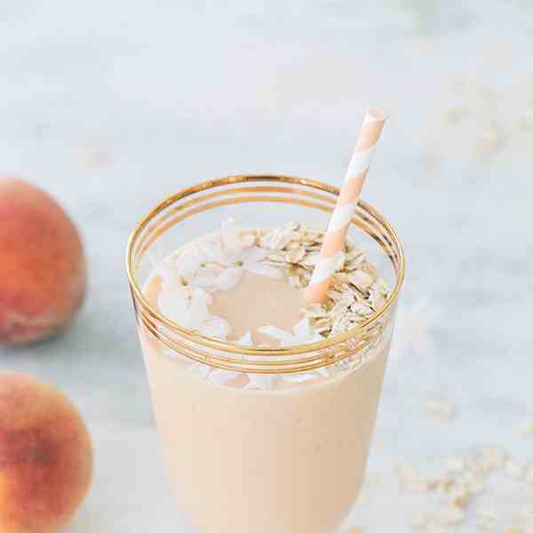 Jasmine and Peach Breakfast Smoothie