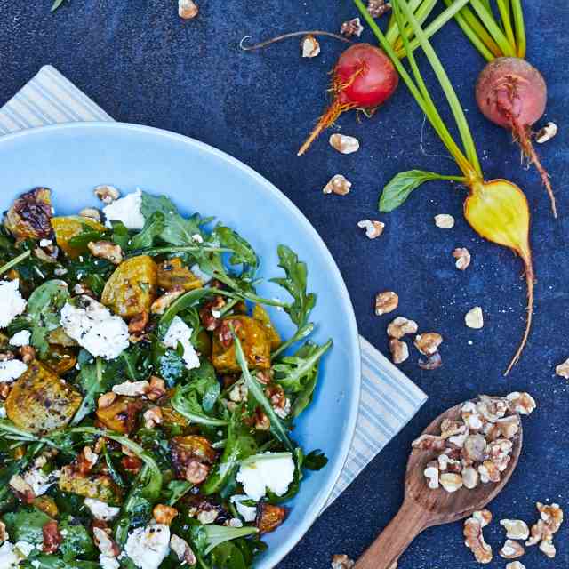 Roasted Golden Beet Salad