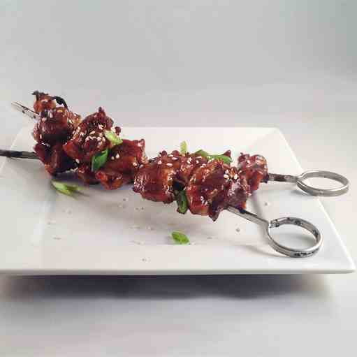 Sweet and Spicy Sesame Chicken Kebabs 