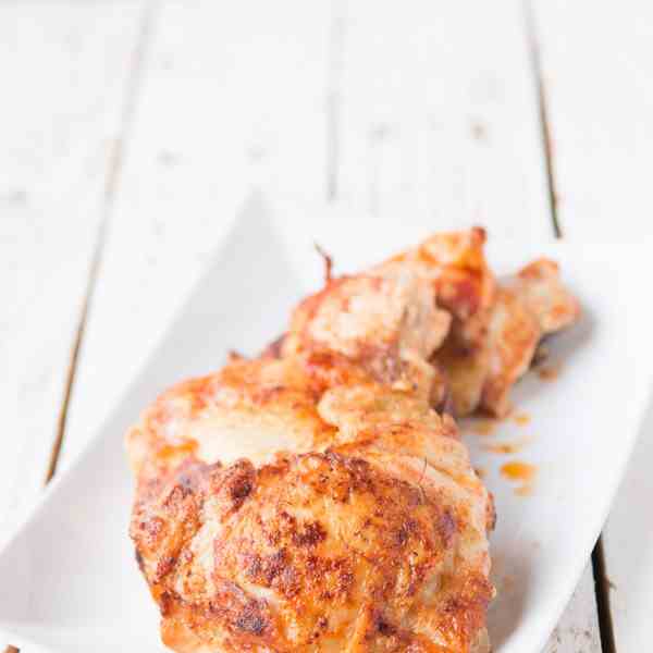 easy roasted chicken thighs