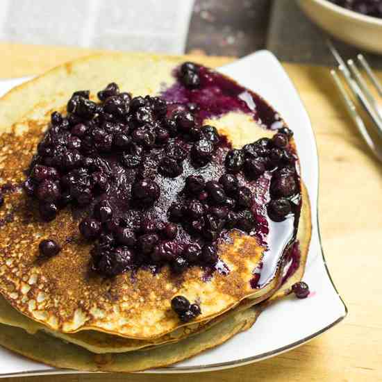 No Fuss Coconut Flour Pancakes