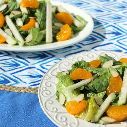 Romaine Salad with Orange Vinaigrette