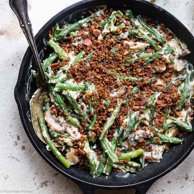 Low Carb Keto Green Bean Casserole