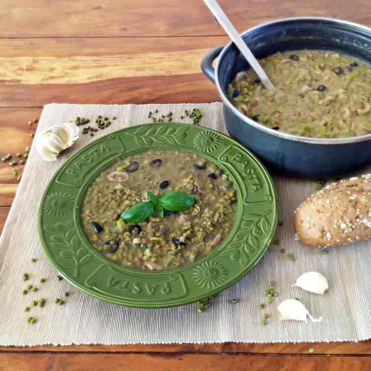 Mediterranean Mung Bean Stew