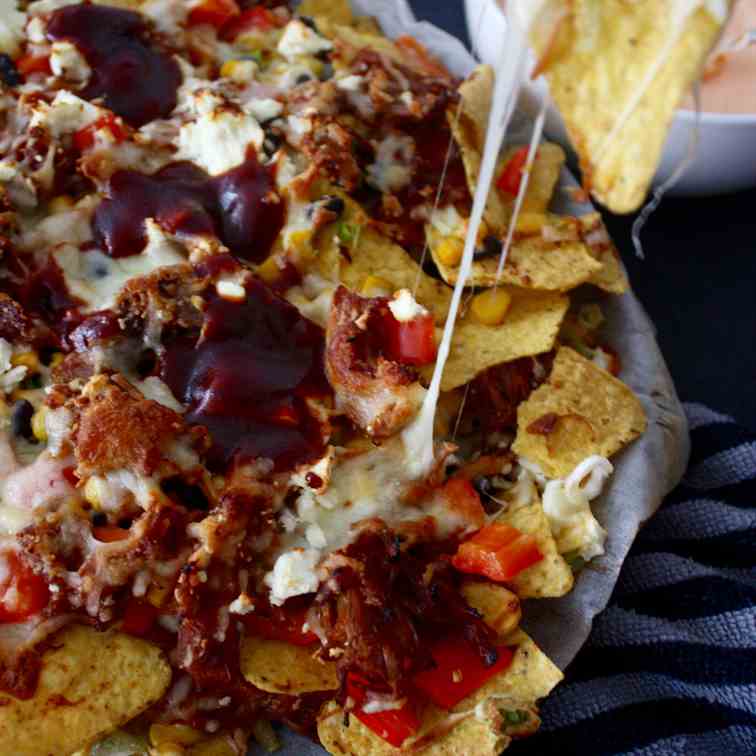 BBQ Pulled Pork Nachos