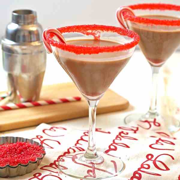 Peppermint "Hot Chocolate" Martini